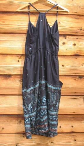 Patagonia NWOT  Blue Halter Midi Dress Pockets