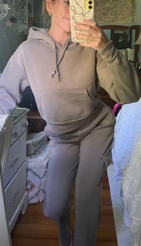 Taupe Sweat Matching Set Tan Size XS