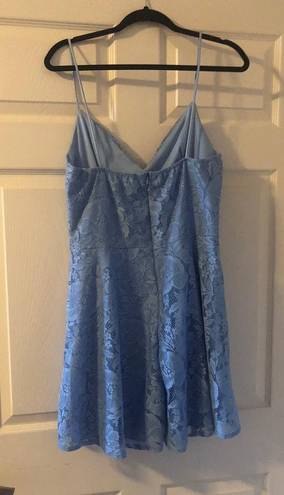 Blue Lace Dress Size L