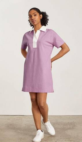 Everlane  The Organic Cotton Polo Dress in Lilac M NWT