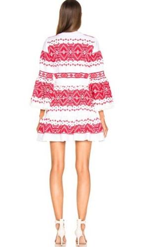 Alexis NWOT!  Cheryl Dress In Rich Embroidery Red