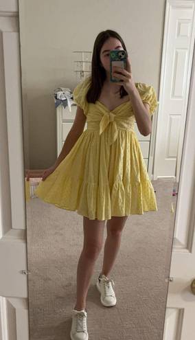 Mable Mini Dress Yellow