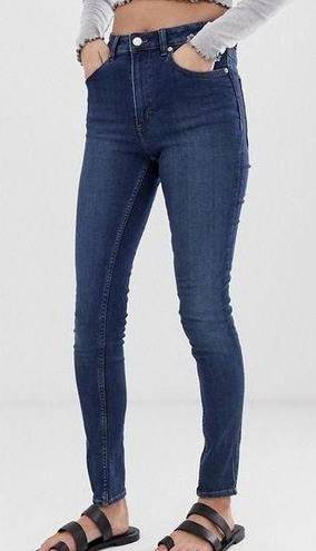 Cheap Monday  High Skin Blue Blue High Rise Skinny Denim Jeans