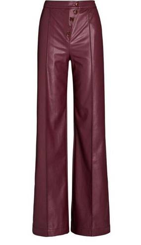 Mulberry Jonathan Simkhai NWT Lynda Vegan Leather Straight Leg Pants in  Size 2