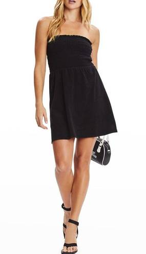 Juicy Couture  Towel Terry Smocked Strapless Dress, Black, Size M NWT SOLD OUT!