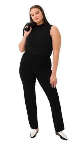 Spanx  new straight leg in pointe classic black pants. Size Large tall