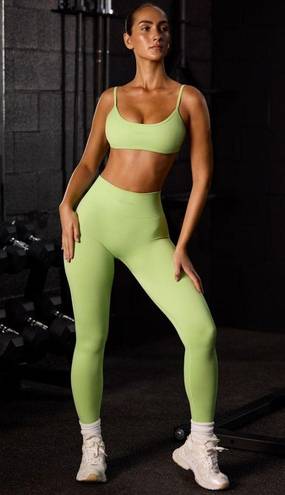 Bo+Tee NWT   VITALITYSuper Sculpt Seamless Full Length Leggings In Key Lime Size