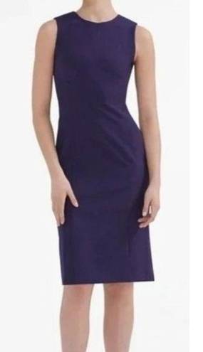 MM.LaFleur  Womens Shirley Sheath Dress 2 Elderberry Purple Sleeveless Back Zip