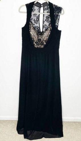 City Chic  Black Formal Sleeveless Maxi Dress Size 14