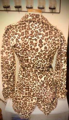 Wet Seal Leopard Jacket Size Small