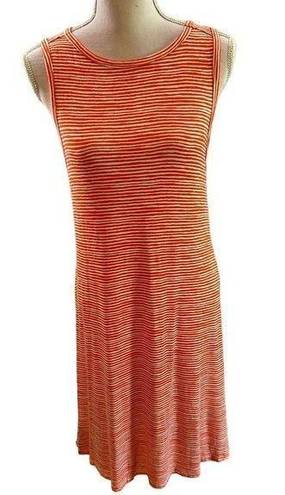 Philosophy NWOT -  Tank Stretchy A-line orange Striped Dress Sz L