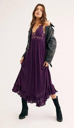 Free People  One Adella Maxi Slip plum