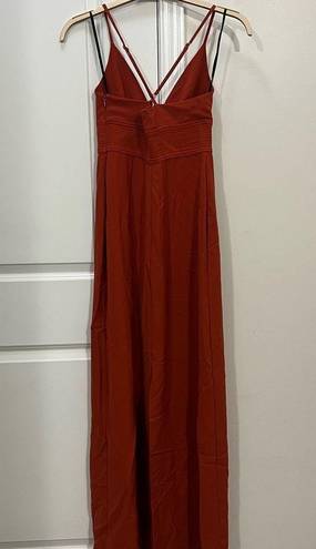 ALC Frank A.L.C. Orange Crepe Margot Gown Size 2 US $595