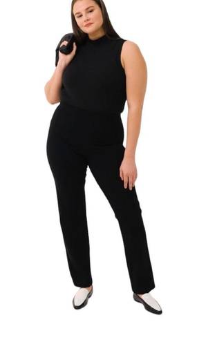 Spanx  new straight leg in pointe classic black pants. Size Large tall