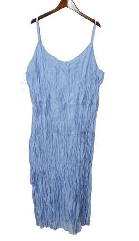 City Chic  Womens Sabina Tiered Maxi Dress Bluebell Blue Plus Size 24 New NWT