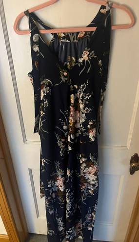 Cute Floral Tie Dress Multi Size M