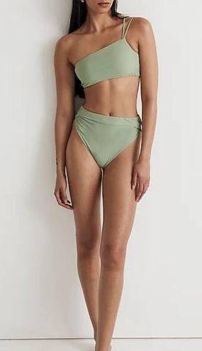 Madewell New  Double-Strap One-Shoulder Bikini Top Size XSmall