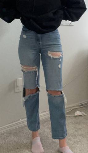 Hollister Vintage Straight Ripped Jeans