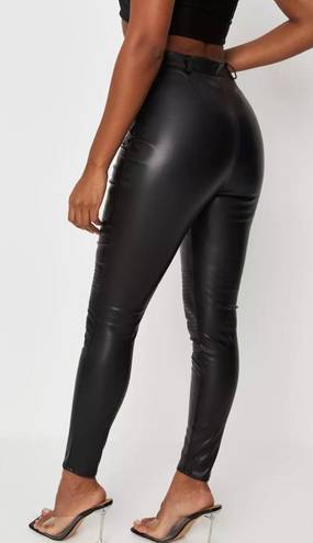 Missguided Faux Leather Biker Pants