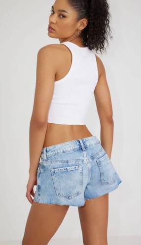 Garage Low Rise Denim Shorts