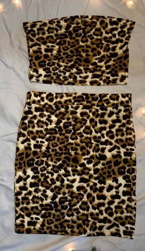 SheIn Cheetah Print Set