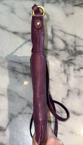 Marc by Marc Jacobs Vintage  Preppy Sia Leather Crossbody Handbag Bag Berry 10x9"