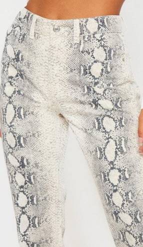 Pretty Little Thing Snakeskin Jeans