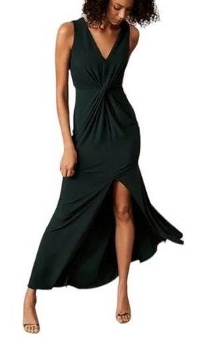 BHLDN  Cortine Long Gown Dress - Forest Green Size 6 NWOT