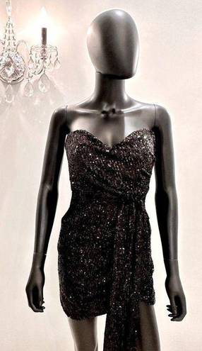 Nookie  Selina Sequins‎ Black Mini Dress