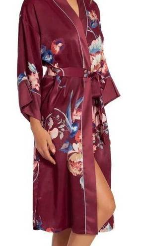 In Bloom  lenox floral satin robe XS/S