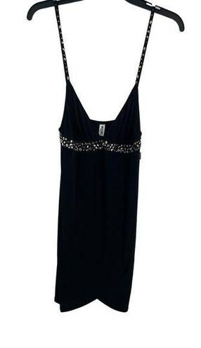 Moschino  Black Studded Detail Sleeveless Dress Size 36 (IT) / 2 (US)