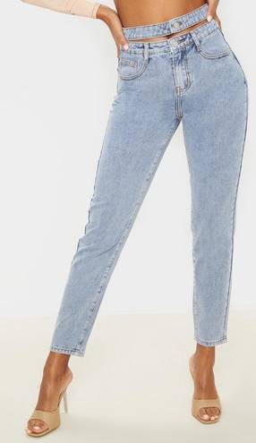 Pretty Little Thing Cut Out Waist Jeans