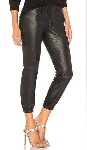 n:philanthropy Scarlett Faux Leather Jogger Pants In Black