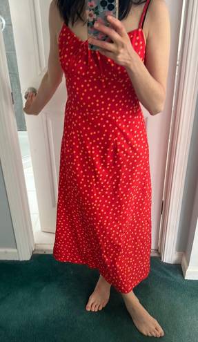 Free The Roses Polka Dot Peplum Dress 