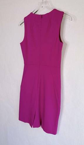 Trina Turk  Cerritos Fuchsia Purple Pink Fitted Sheath Dress Size 2