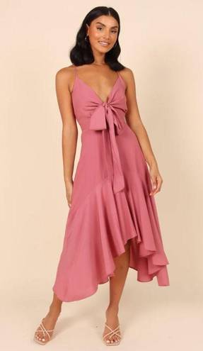 Petal and Pup  Mariana Rose Pink High Low Midi Dress XL