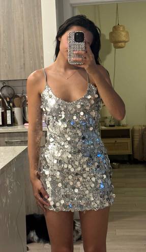 Miss Lola Sequin Mini Dress