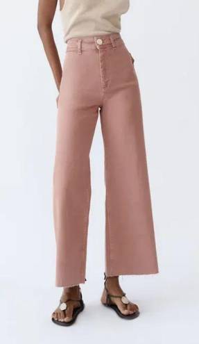 ZARA Marine Straight Jeans - Pink