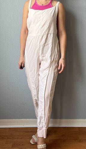 Free People Movement  One Piece Split Rock Jumpsuit in Ivory Size Small