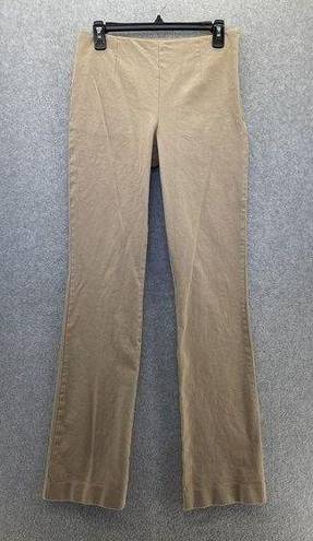 Boston Proper Women's Pants Beige Brown Size 6L Long Straight Leg Cotton blend