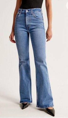 Abercrombie & Fitch  the 70s vintage flare ultra high rise jeans  size 14 tall!