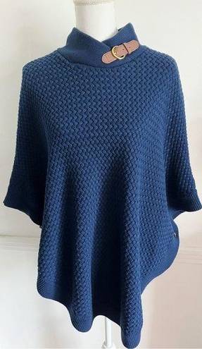 Banana Republic  • Navy Knit Poncho Sweater