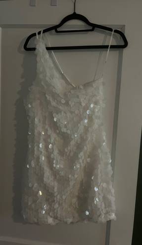 Lulus White Sequin Dress