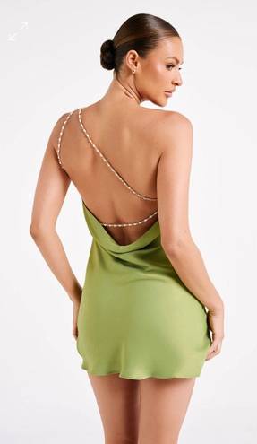 Meshki Green Backless Dress