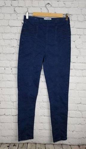 We The Free People Skinny Jeans Size 27 Womens Seam Front Pull On Elastic Waist