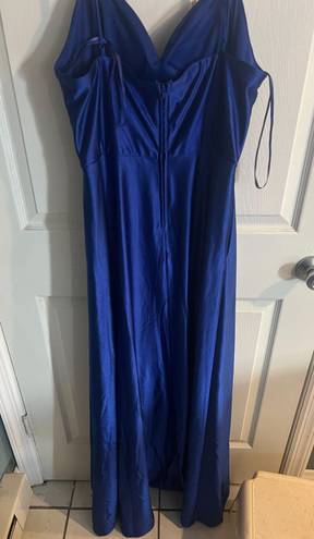 City Triangles Bright Royal Blue Prom Dress