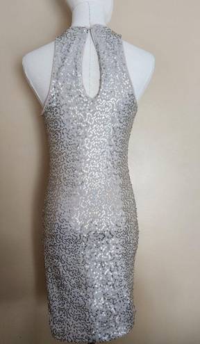 Hollister Champagne Sequin Mini Dress by , Women's XS