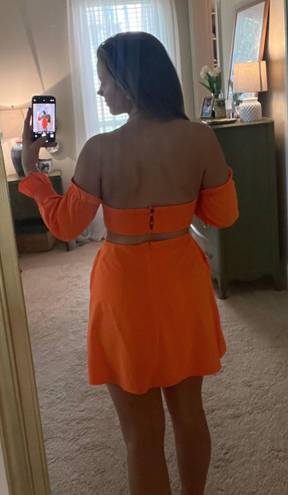 Orange Dress Size M