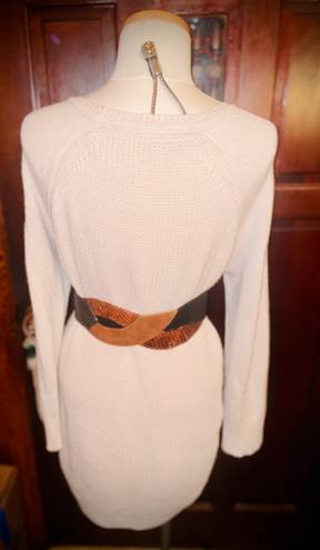 RD Style Ivory Sweater Dress Size Medium