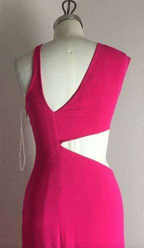 Halston Heritage Halston Pink Cutout Formal Gown Revolve